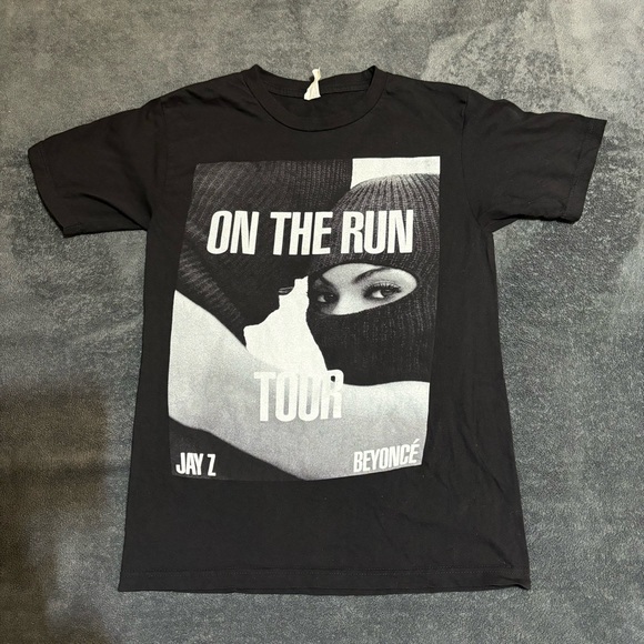 JAY Z BEYONCE ON THE RUN TOUR HIP‎ HOP RAP POP MUSIC CONCERT TEE T SHIRT - Picture 1 of 6